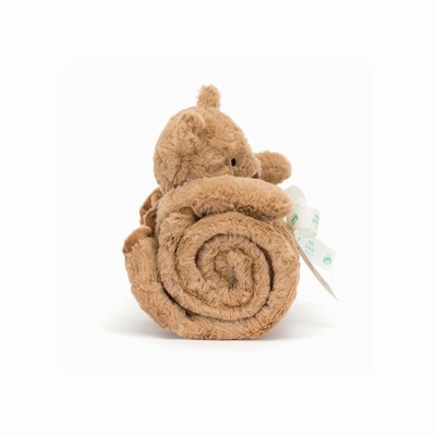Jellycat Bartholomew Bear Blankets UK | 04536MGFC